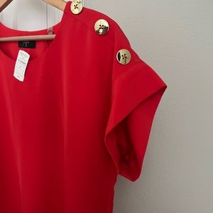 Tahari short sleeve dress